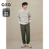 GXG男装 2024年秋冬热卖GXG男士简约时尚抽绳刺绣束脚休闲裤男爆款休闲裤 商品缩略图1