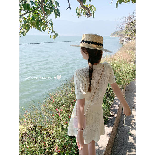 【169元任选2件】最后一波现货！韩系穿搭镂空针织两件套装 商品图4