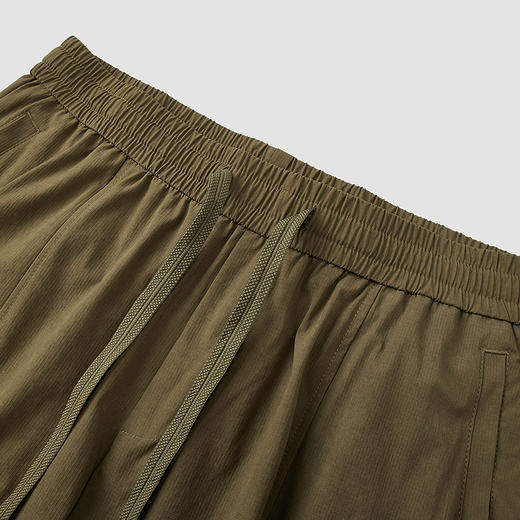 森马休闲裤男户外风宽松直筒工装裤夏季长裤线格肌理感裤子纯色潮 商品图3