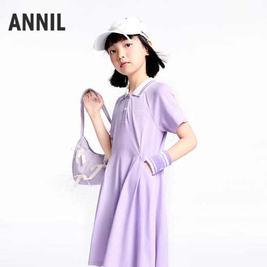 女童短袖连衣裙夏季新款安奈儿童装实体店同款AG523614 商品图1