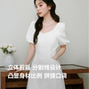 【严选】诗凡黎连衣裙2025春新款泡泡袖收腰显瘦赫本风浪漫气质公主裙7G3190201 商品缩略图2