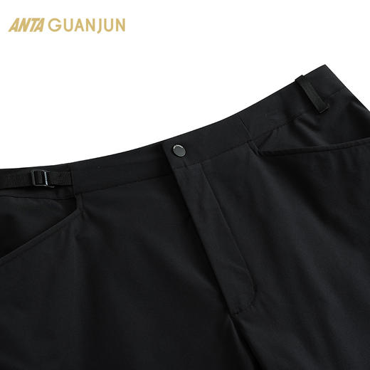 安踏冠军户外系列徒步防泼水通勤男梭织透气五分裤短裤152520510 商品图3