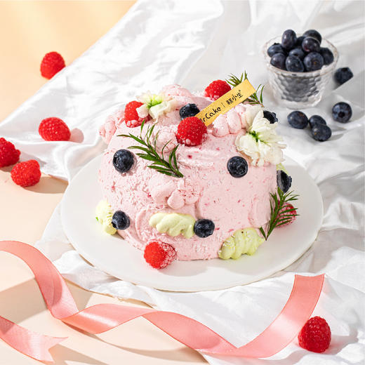 新品-青山粉黛半糖蛋糕 商品图1