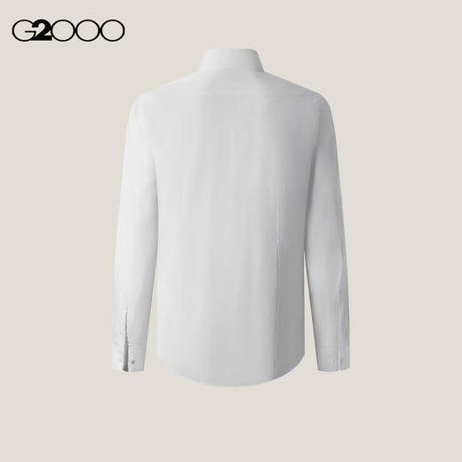 G2000男装SS25商场新款【免烫防皱/棉质桑蚕丝】通勤薄长袖衬衫51121622 商品图9