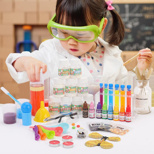 【在家就能玩的科学实验~】儿童趣味科学实验套装器材 幼儿园科技制作手工材料包 学生玩具-QQ 商品图1