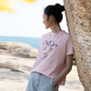 牧衣游原创 机绣纯棉T恤女夏新品舒适亲肤百搭简约圆领短袖 北初 商品缩略图0