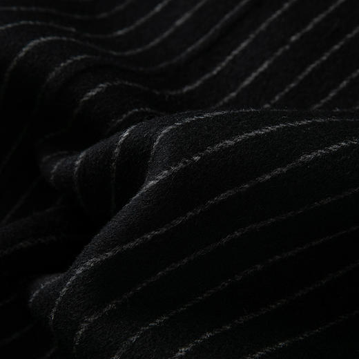 丁摩 短款毛呢外套女春季新款格子V领简约羊绒双面羊绒小个子大衣5ZF-960 商品图3