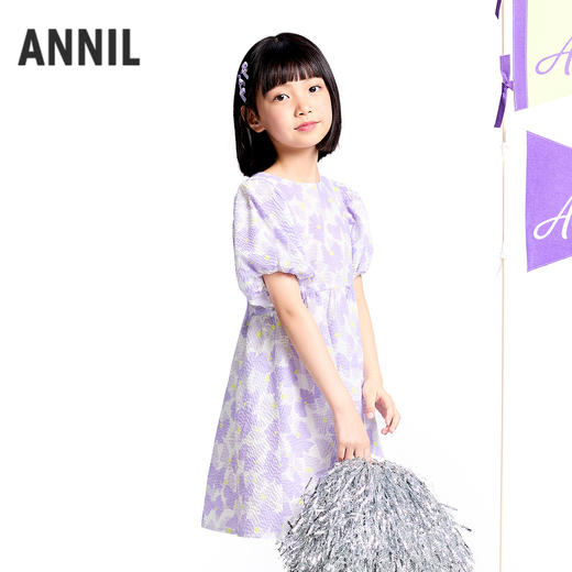 女童短袖连衣裙夏季新款安奈儿童装实体店同款AG523602 商品图1