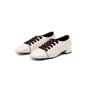 Westory2025年春季低跟圆头镂空休闲深口单鞋W25AM59091