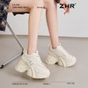 ZHR则则厚底增高老爹鞋女春季ins百搭松糕底小个子显高休闲运动鞋 商品缩略图7