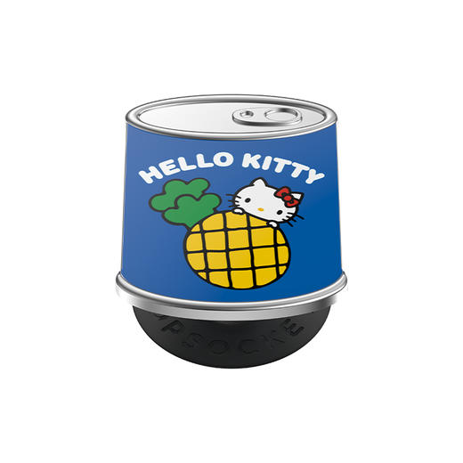 【零食天堂】凤梨罐头 PopSockets x Hello Kitty 合作系列 POPGRIP泡泡骚手机粘贴式气囊支架 Popout异形系列 蓝色 凯蒂猫 食物 卡通 商品图2
