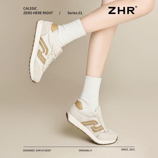 ZHR则则复古阿甘鞋女2025新款增高韩版运动鞋ins百搭休闲鞋女鞋子 商品图4