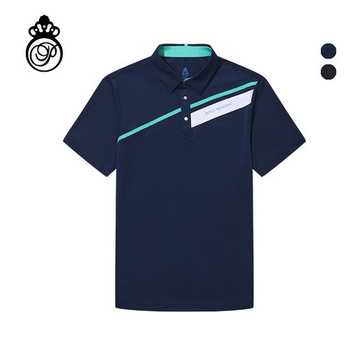 BOS-101B(PROSIMON高尔夫春夏男款拼接撞色短袖Polo衫) 商品图0