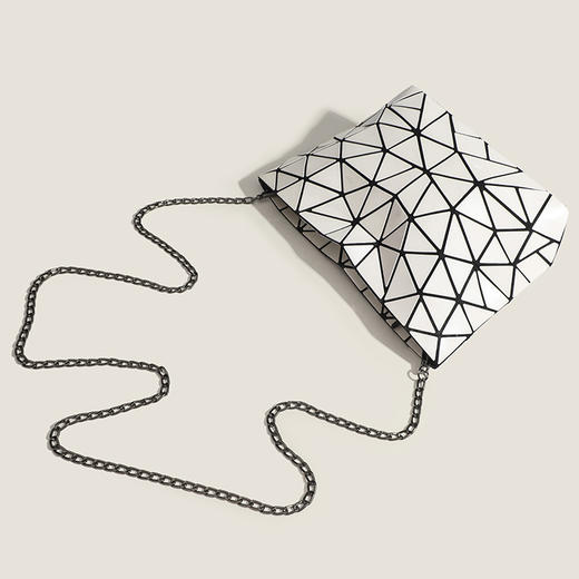雀说 三角片简约女包休闲单肩包链条斜跨包1353-1 商品图2