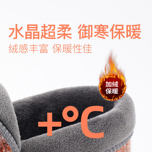 巴玛适中老年妈妈鞋加肥加厚女鞋脚肿保暖防滑软底加绒棉鞋A21 商品图6
