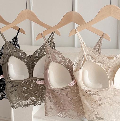 老米优品🎈2件99！浪漫入夏《法式桑蚕丝蕾丝吊带》桑蚕丝胸垫，固定杯~ 唯美内搭，复古氛围感get~ 商品图2