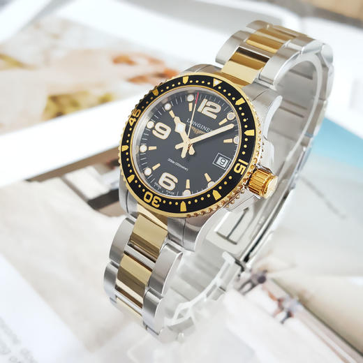 【95新】LONGINES 浪琴康卡斯系列L3.340.3.56.7石英机芯34MM（女款）日期显示090325NJ32 商品图2