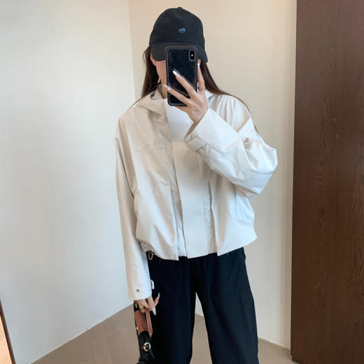 Lu家轻户外！2025防风雨双层透气层 宽松立裁版运动休闲连帽外套！ 商品图1