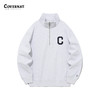 【韩国潮牌】Covernat秋季新品C LOGO中长拉链无帽套头男女同款卫衣CO2303CR13 商品缩略图0