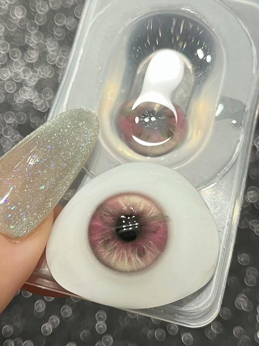 illusionDuck旗下 · 绒迹海蝶&莲迹海蝶&春迹海蝶&晨迹海蝶&蒲迹海蝶&暮迹海蝶&花迹海蝶｜ 14.5mm白狮参考着色大直径  半年抛美瞳  2片 商品图14