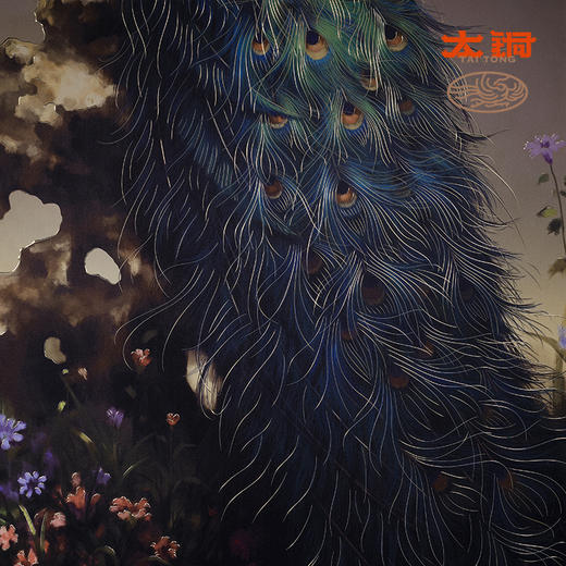 太铜 手工錾刻 铜雕画《吉祥孔雀》客厅玄关沙发背景墙装饰画 商品图4