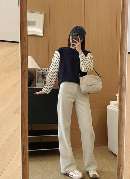 小众品牌假两件POLO英伦风百搭T衫 商品图8