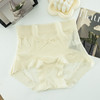 【3条装❗️超薄高腰性感内裤】凉感冰丝，至轻至薄至裸感，温柔呵护！无痕内裤女高腰网纱半透明提花性感桑蚕丝抗jun裆女士三角裤头夏季 商品缩略图5