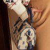 【品牌授权】扫码验证 韩国MLB  复古老花手提单肩包-黑色 浅米色 新款老花满印休闲时尚运动背包单肩学生书包 3ABWS013N 商品缩略图3