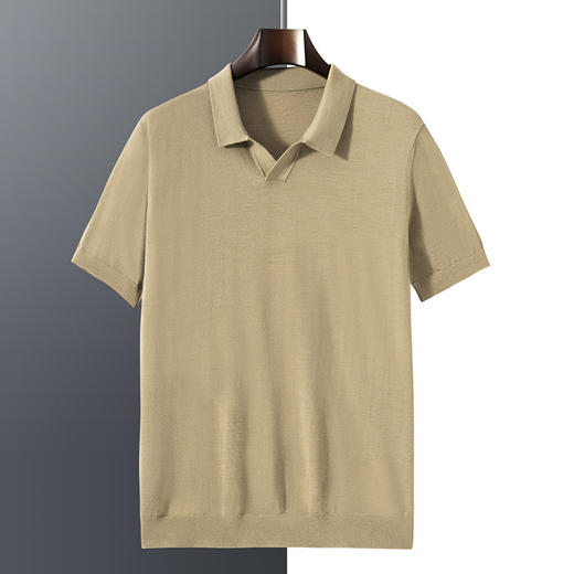 红览 可机洗120支精纺羊毛衫男士针织衫RT2424 商品图7