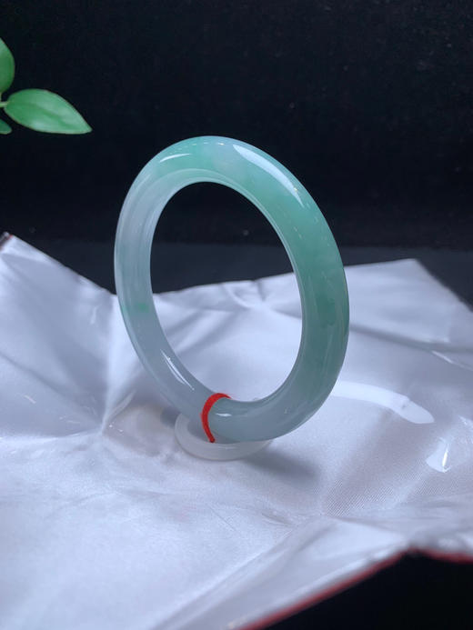 612472，57.5 带绿细圆条，一半飘甜绿色，清新有种水 商品图4