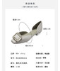 westory镶钻方扣设计感百搭气质平底真皮浅口单鞋空鞋56311 商品缩略图7