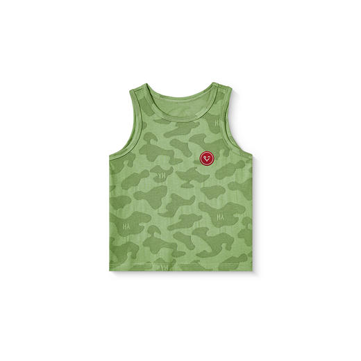 英氏儿童防蚊背心夏季透气休闲男童女童无袖上衣百搭基础款居家背心 商品图4