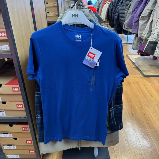 HE**Y HANSEN/海*汉*森 Nord 男士夏季小logo透气圆领短袖T恤 商品图1