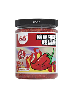 英潮 魔鬼特辣 辣椒酱 210g/瓶