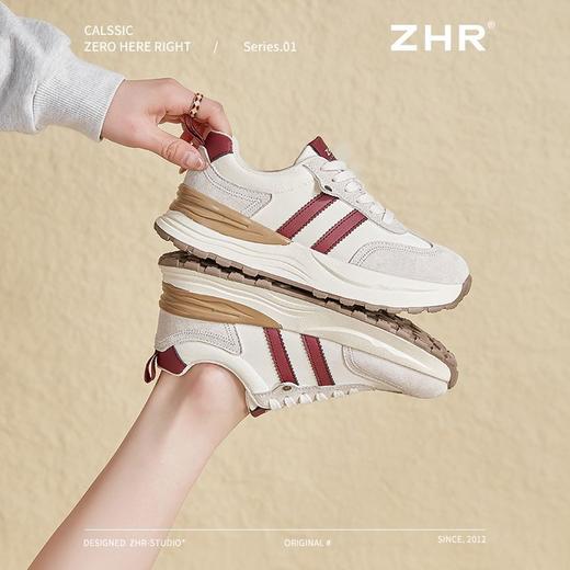 ZHR则则【厚底增高5CM】轻便阿甘鞋女春秋款休闲鞋百搭运动鞋跑鞋 商品图7