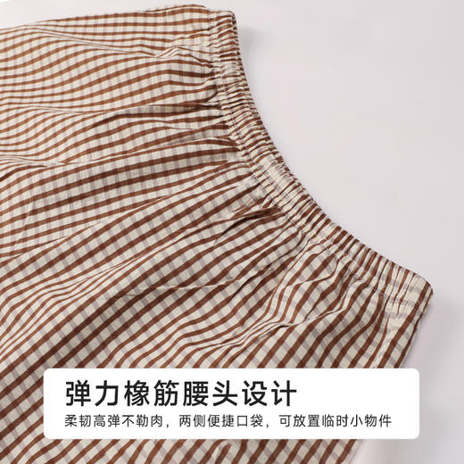 都市丽人生活家居男士棉质短袖套装薄32支CVC单面+梭织棉短袖类FHH2C8 商品图8