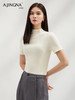 【至简舒适】阿菁娜气质立领高级感法式短袖上衣F30C302016 商品缩略图1