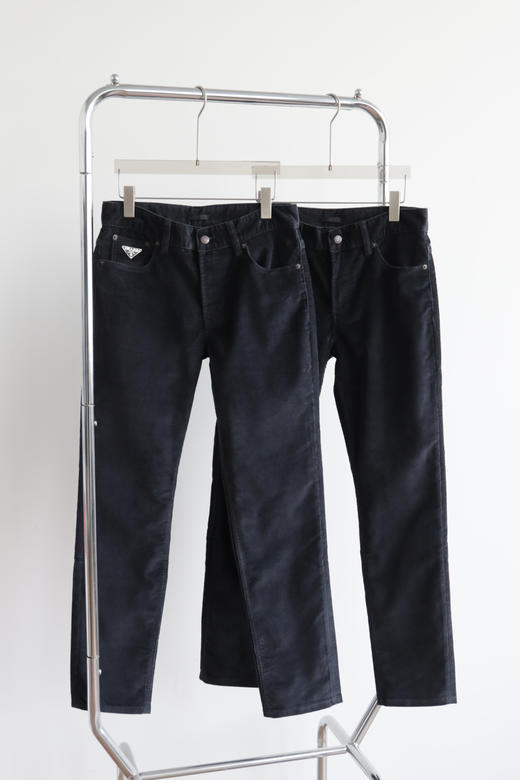 P.R.D 灯芯绒水洗巴黎扣小直筒休闲裤 XXK187 商品图5