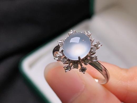 蛋面翡翠戒指 商品图0