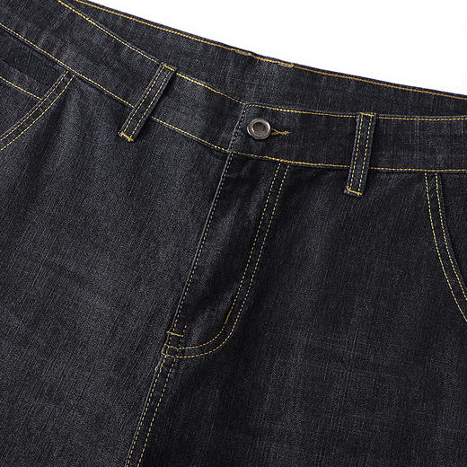 罗蒙男士春夏薄款牛仔裤男宽松直筒弹力商务休闲长裤子 商品图4