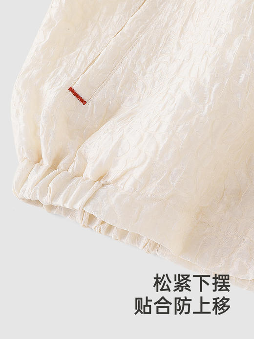 英氏儿童外套夏季轻薄防晒外套女童长袖透气连帽外套YRWGJ2R040A 商品图4