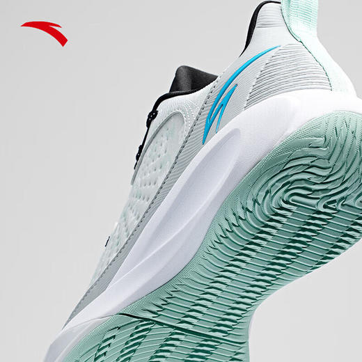 安踏（ANTA）风洞BM丨男子篮球鞋防滑耐磨缓震外场训练运动鞋112511604 芯片灰/浅沐灰-3 商品图4