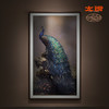 太铜 铜雕画《吉祥孔雀》客厅玄关沙发背景墙装饰画 商品缩略图2