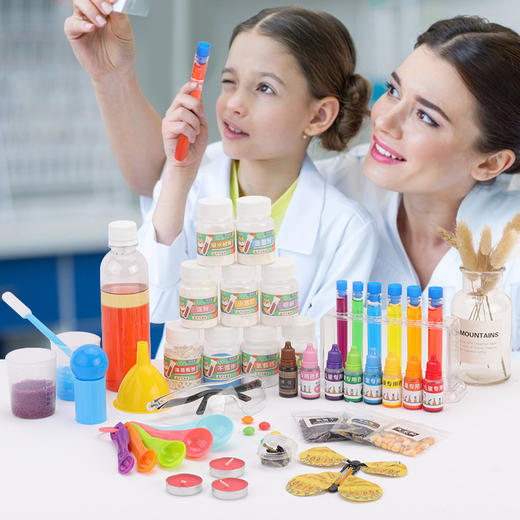 【在家就能玩的科学实验~】儿童趣味科学实验套装器材 幼儿园科技制作手工材料包 学生玩具-QQ 商品图3