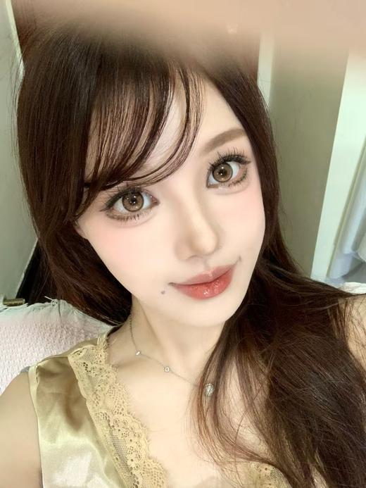 【大直径】PUFF GIRL-烟熏三文鱼棕-14.5mm【半年抛 度数0-800度 含525/575】 商品图3