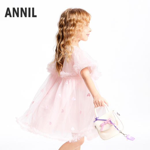 女童短袖连衣裙夏季新款安奈儿童装实体店同款XG523644 商品图2