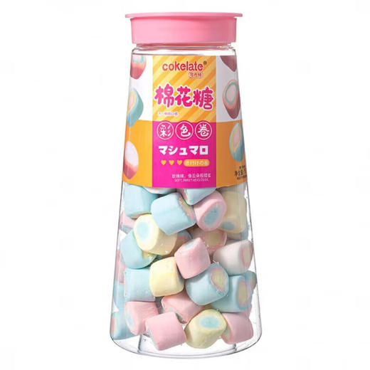 160g可力特彩色卷棉花糖 商品图0