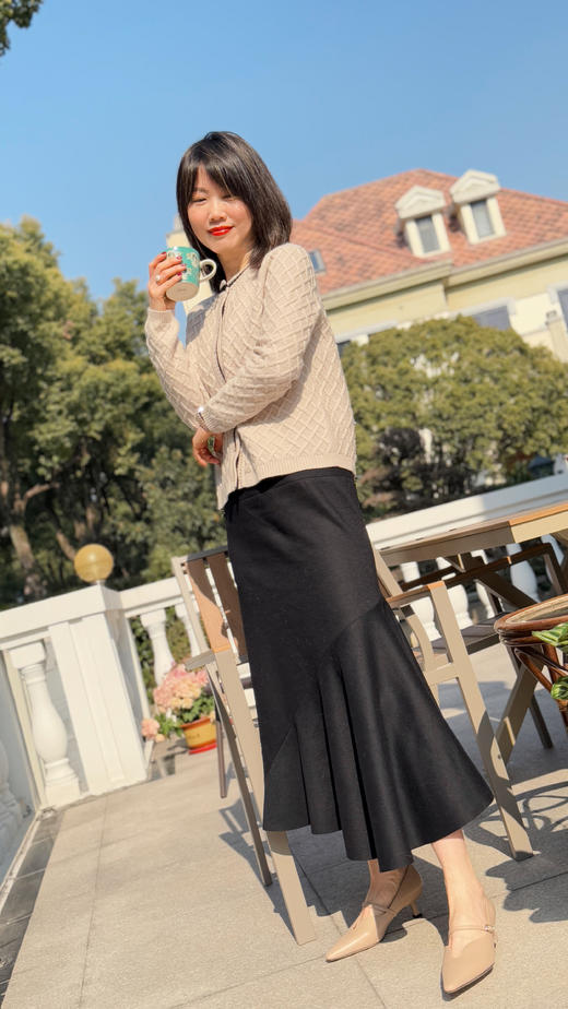 westory2025年春季新款尖头细高跟玛丽珍单鞋时尚优雅单鞋W25AE58241 商品图5