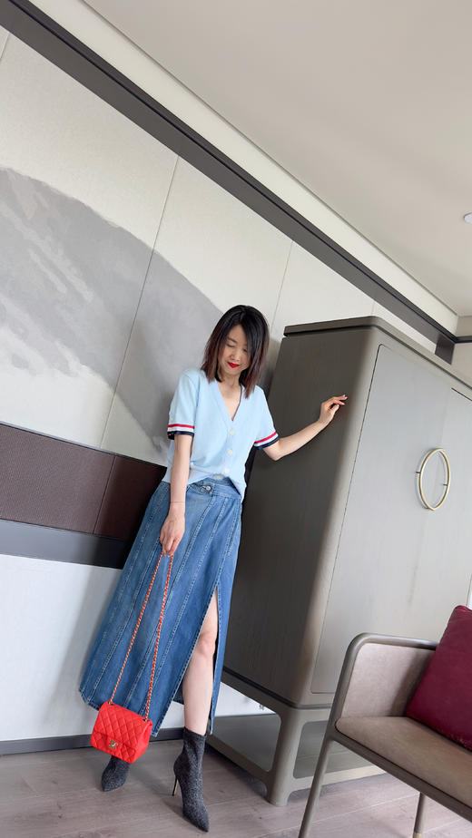 westory秋季新款细高跟尖头弹力短靴W23DS82721 商品图6