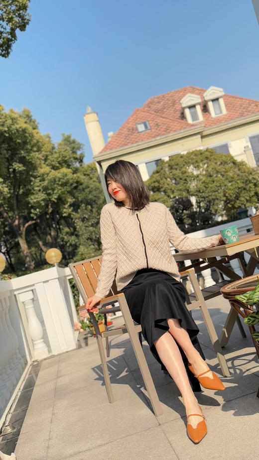 westory2025年春季新款尖头细高跟玛丽珍单鞋时尚优雅单鞋W25AE58241 商品图6